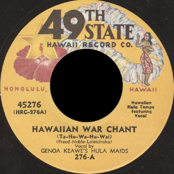 Cover Genoa Keawe's Hula Maids* / Benjamin Rogers - Hawaiian War Chant / Steel Guitar Boogie (7) Schallplatten Ankauf