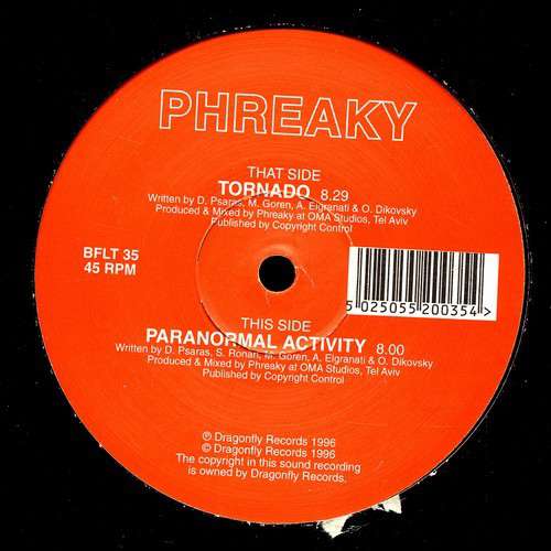Cover Phreaky - Tornado / Paranormal Activity (12) Schallplatten Ankauf