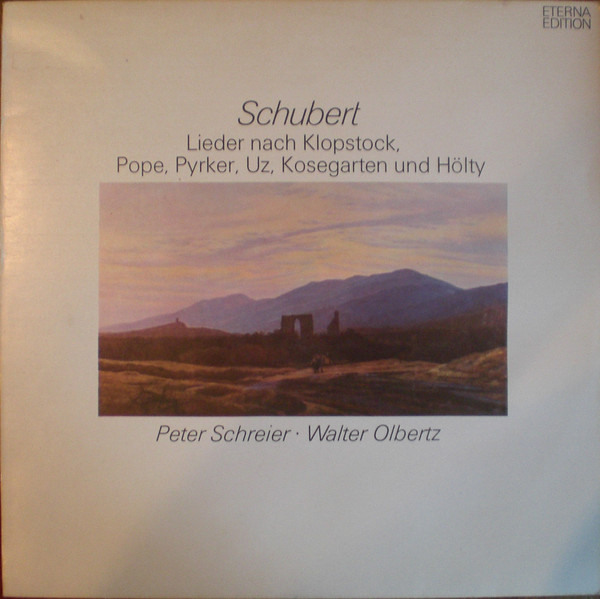 Cover Schubert*, Peter Schreier, Walter Olbertz - Lieder Nach Klopstock, Pope, Pyrker, Uz, Kosegarten Und Hölty (LP, Album) Schallplatten Ankauf
