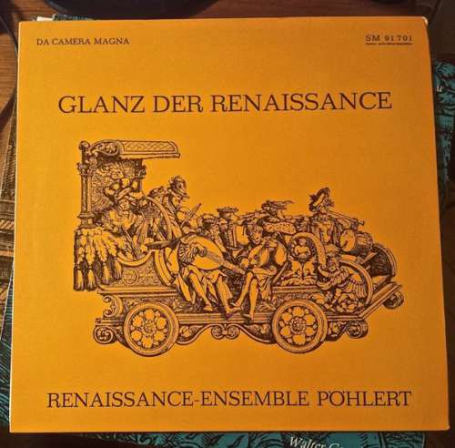 Cover Renaissance-Ensemble Pöhlert - Glanz Der Renaissance - Aus Der Liederbuch Des Arnt Von Aich (LP) Schallplatten Ankauf