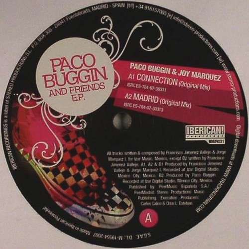 Cover Paco Buggin And Friends EP. Schallplatten Ankauf