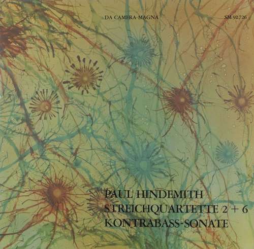 Cover Paul Hindemith - Streichquartette 2+6, Kontrabass-sonate (LP) Schallplatten Ankauf