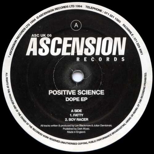 Cover Positive Science - Dope EP (12, EP) Schallplatten Ankauf