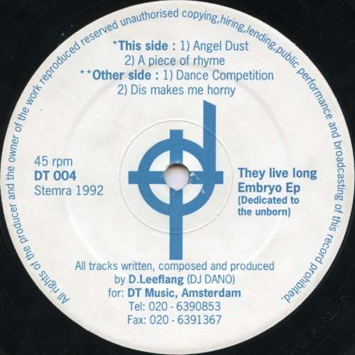 Cover They Live Long - Embryo Ep (12, EP) Schallplatten Ankauf