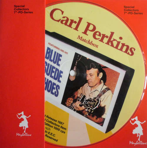 Cover Carl Perkins - Blue Suede Shoes / Matchbox (7, Single, Ltd, Pic) Schallplatten Ankauf