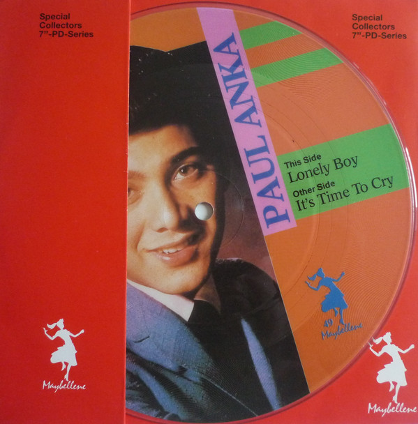 Cover Paul Anka - Lonely Boy / It's Time To Cry (7, Single, Ltd, Pic) Schallplatten Ankauf