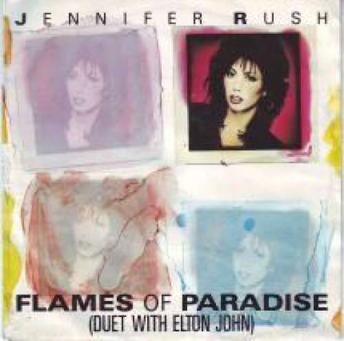 Cover Jennifer Rush Duet With Elton John - Flames Of Paradise (12) Schallplatten Ankauf