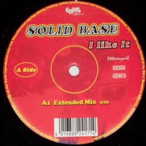 Cover Solid Base - I Like It (12) Schallplatten Ankauf