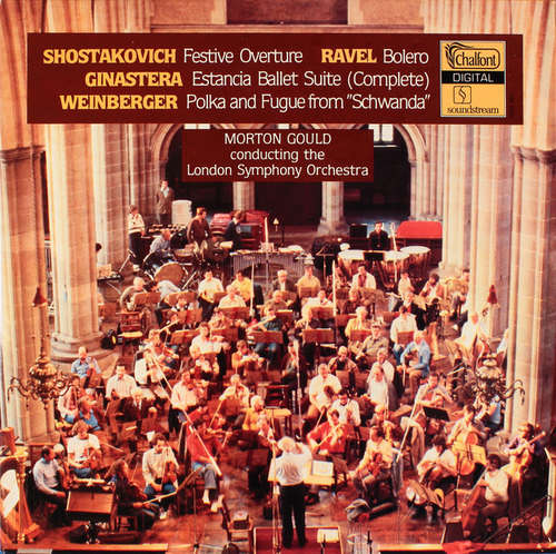 Cover Shostakovich* / Ravel* / Ginastera* / Weinberger* - Morton Gould, London Symphony Orchestra* - Festive Overture / Bolero / Estancia Ballet Suite (Complete) / Polka And Fugue From Schwanda (LP, Album) Schallplatten Ankauf