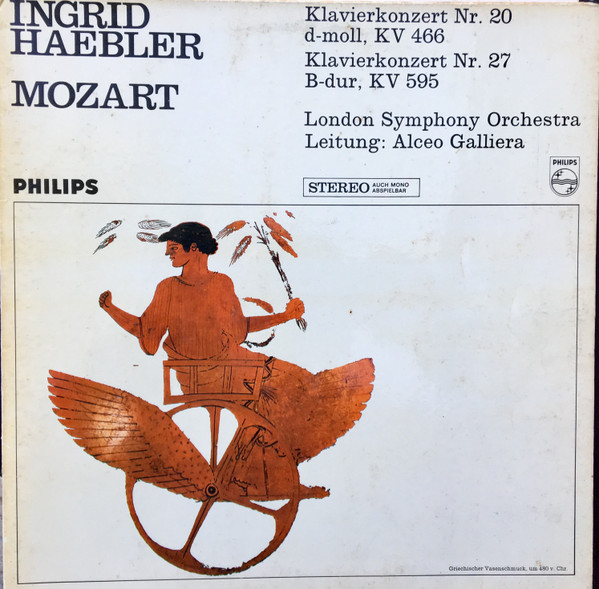 Cover Wolfgang Amadeus Mozart, The London Symphony Orchestra, Alceo Galliera, Ingrid Haebler - Klavierkonzert Nr. 20, Klavierkonzert Nr. 27 (LP) Schallplatten Ankauf