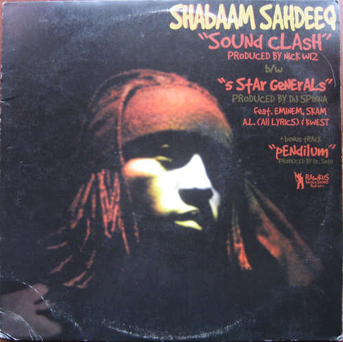 Cover Shabaam Sahdeeq - Sound Clash b/w 5 Star Generals + Pendilum (12) Schallplatten Ankauf