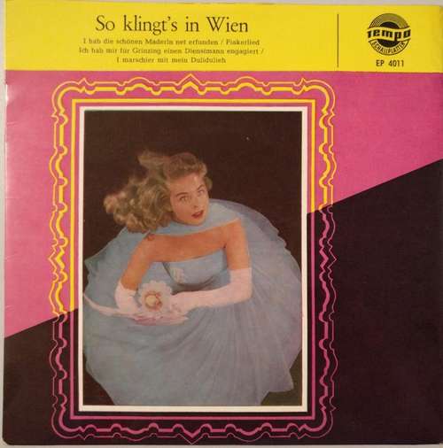 Cover Fritz Jellinek, Die Wiener Konzertschrammeln* - So Klingt's In Wien (7, EP, Mono) Schallplatten Ankauf