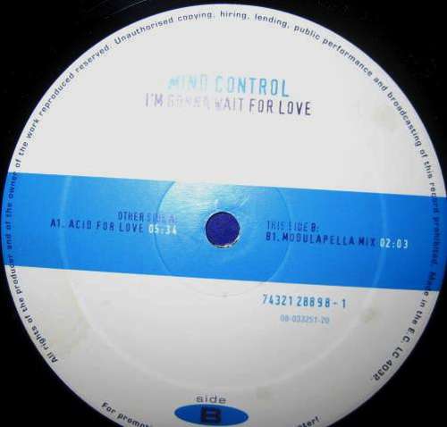Bild Mind Control (5) - I'm Gonna Wait For Love (12, Promo) Schallplatten Ankauf