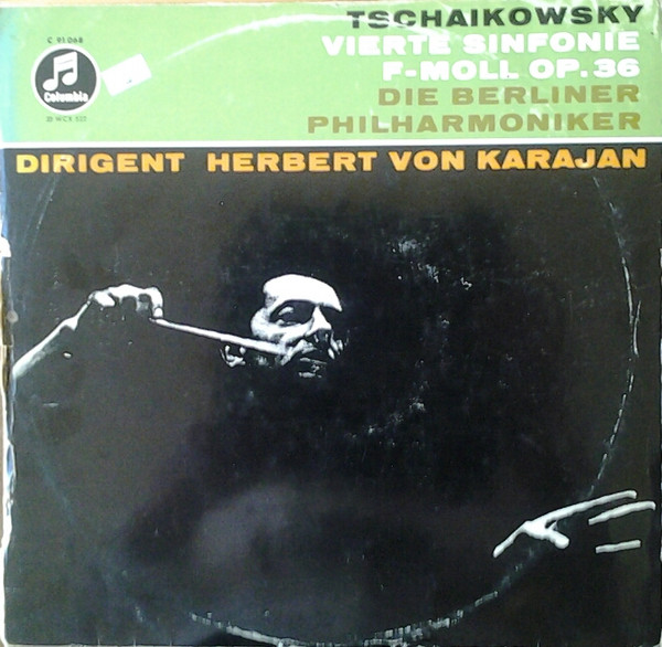 Cover Tschaikowsky*, Die Berliner Philharmoniker* Dirigent Herbert von Karajan - Vierte Sinfonie F-Moll Op. 36 (LP, Album) Schallplatten Ankauf