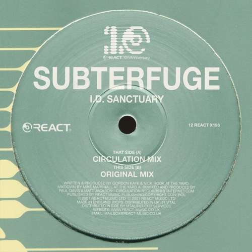 Cover Subterfuge (3) - I.D. Sanctuary (12) Schallplatten Ankauf