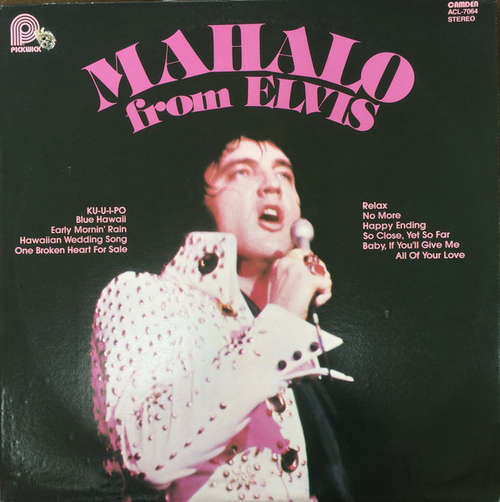 Cover Elvis Presley - Mahalo From Elvis (LP, Comp) Schallplatten Ankauf