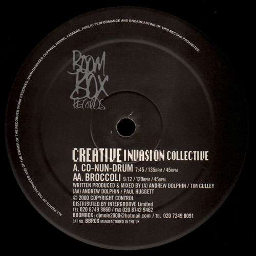 Cover Creative Invasion Collective - Co-Nun-Drum / Broccoli (12) Schallplatten Ankauf