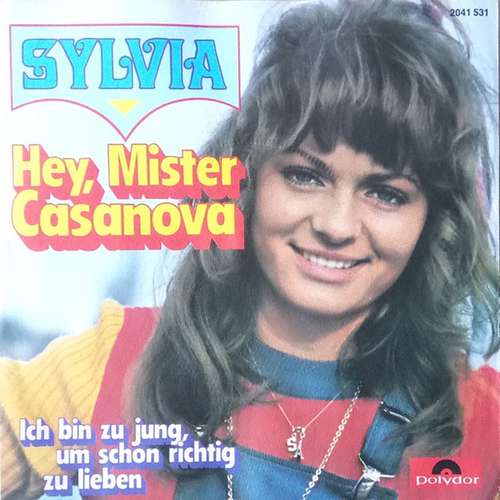 Cover Sylvia (29) - Hey, Mister Casanova (7, Single) Schallplatten Ankauf