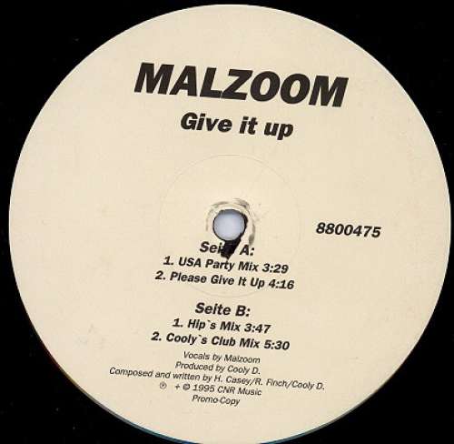 Cover Malzoom* - Give It Up (12, Promo) Schallplatten Ankauf