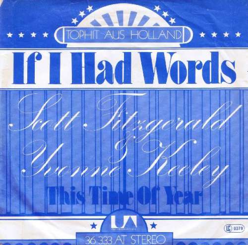 Bild Scott Fitzgerald & Yvonne Keeley - If I Had Words (7, Single) Schallplatten Ankauf