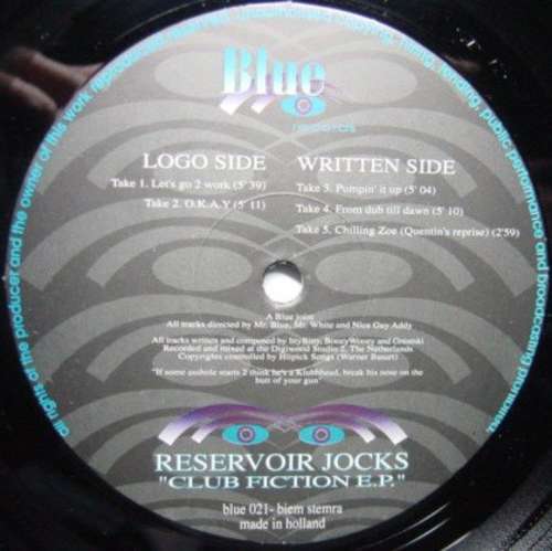 Cover Reservoir Jocks - Club Fiction E.P. (12, EP) Schallplatten Ankauf