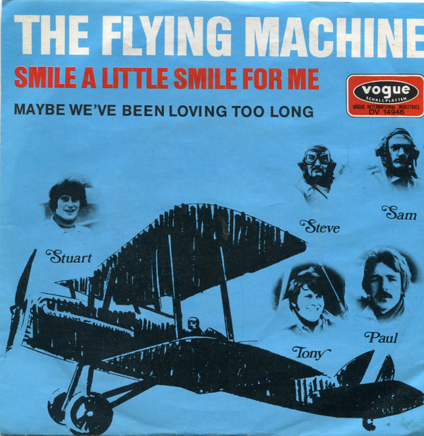Cover The Flying Machine - Smile A Little Smile For Me (7, Single) Schallplatten Ankauf