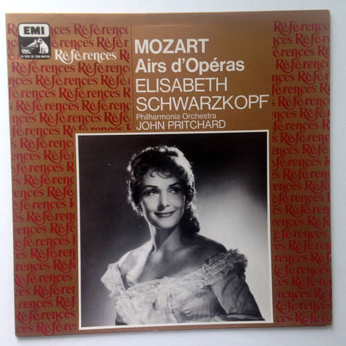 Cover Elisabeth Schwarzkopf, Philharmonia Orchestra, John Pritchard, Wolfgang Amadeus Mozart - Mozart Airs d'Operas  (LP, Mono) Schallplatten Ankauf