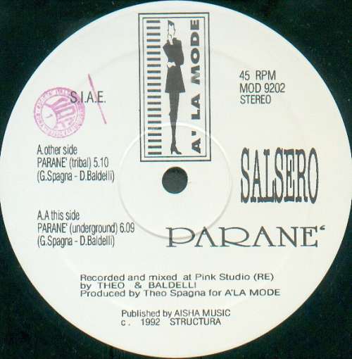 Cover Salsero - Parane' (12) Schallplatten Ankauf