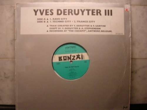 Cover Yves Deruyter - III (12) Schallplatten Ankauf