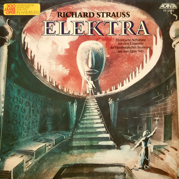 Cover Richard Strauss, Chor* Und Orchester Der Hamburgischen Staatsoper*, Hans Schmidt-Isserstedt - Elektra (2xLP, Mono) Schallplatten Ankauf