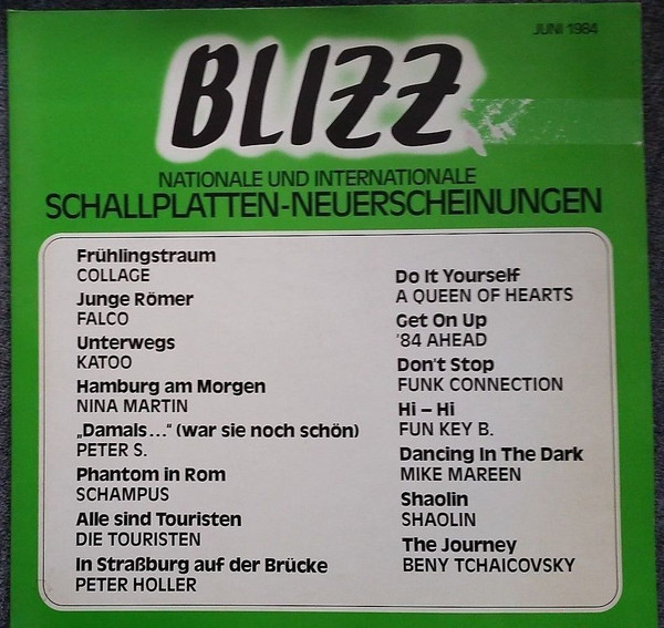 Cover Various - BLIZZ Juni 1984 - Schallplatten-Neuerscheinungen (LP, Comp, Promo) Schallplatten Ankauf