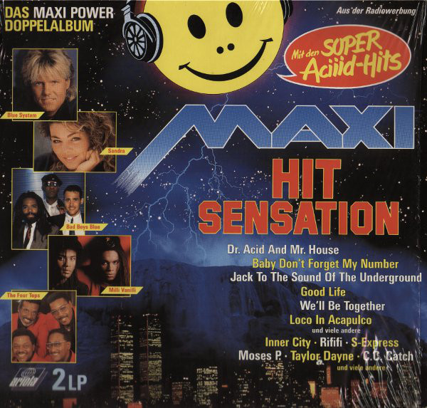Cover Various - Maxi Hit Sensation - Das Maxi Power Doppelalbum (2xLP, Comp) Schallplatten Ankauf