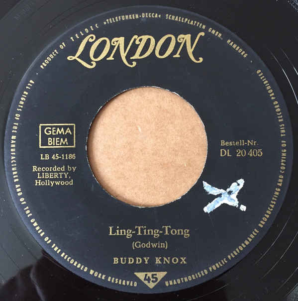Cover Buddy Knox - Ling-Ting-Tong (7, Single) Schallplatten Ankauf