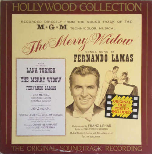 Cover Fernando Lamas - Franz Lehar* - MGM Studio Orchestra and Chorus Conducted By Jay Blackton - The Merry Widow (LP, Mono) Schallplatten Ankauf