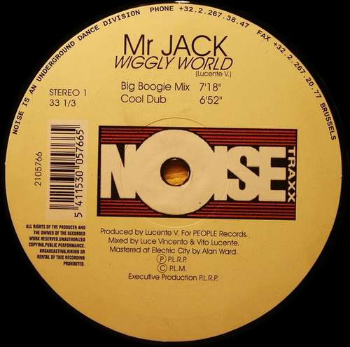 Cover Mr Jack* - Wiggly World (12) Schallplatten Ankauf