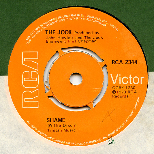 Cover The Jook - Shame (7, Single) Schallplatten Ankauf