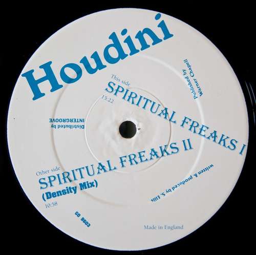 Cover Houdini - Spiritual Freaks (12) Schallplatten Ankauf