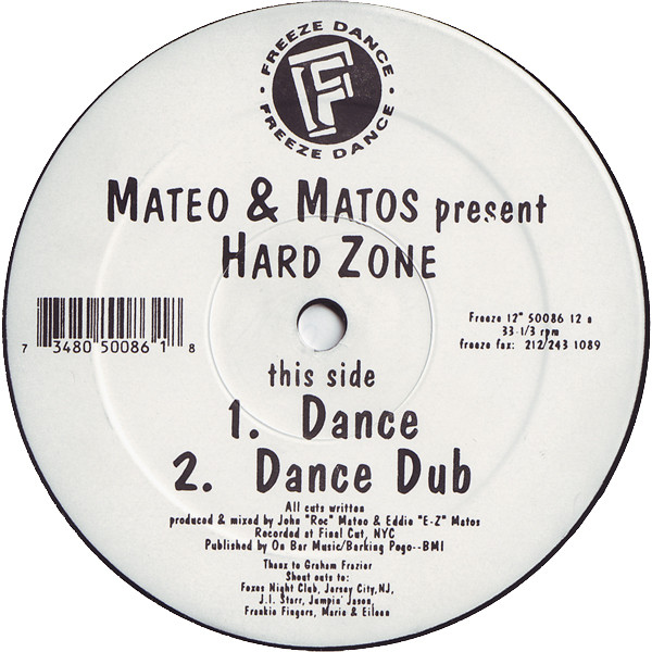 Cover Mateo & Matos - Hard Zone (12) Schallplatten Ankauf