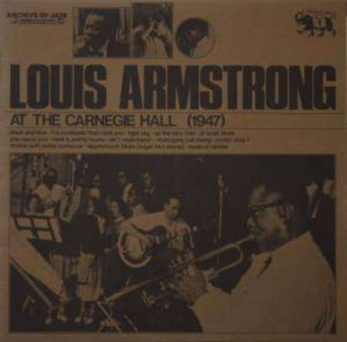 Cover Louis Armstrong - At The Carnegie Hall (LP, Album, RE) Schallplatten Ankauf