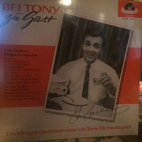 Cover Gus Backus - Bei Tony Zu Gast (7, EP, Mono) Schallplatten Ankauf
