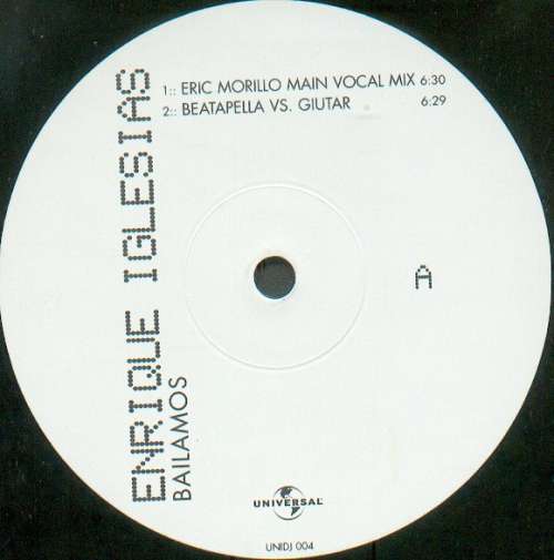 Cover Enrique Iglesias - Bailamos (2x12) Schallplatten Ankauf