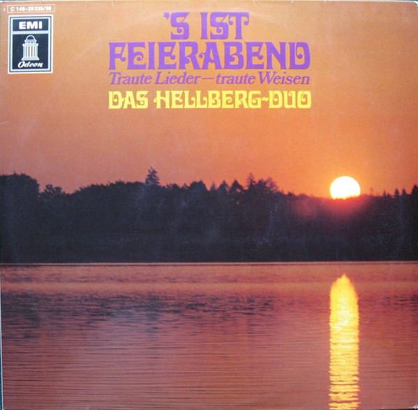 Cover Das Hellberg-Duo - 'S Ist Feierabend (2xLP, Gat) Schallplatten Ankauf