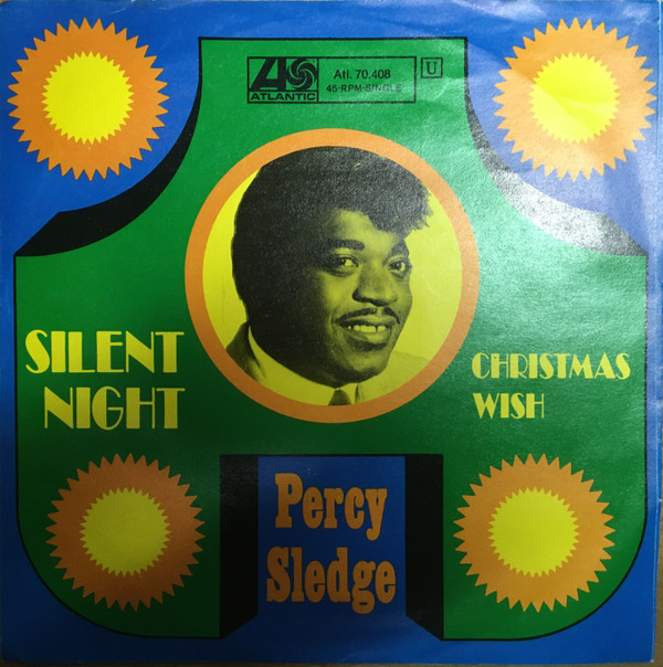 Cover Percy Sledge - Silent Night / Christmas Wish (7, Single) Schallplatten Ankauf