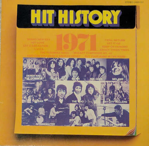 Cover Various - Hit History 1971 (LP, Comp) Schallplatten Ankauf