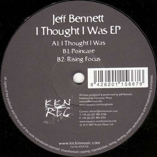 Cover Jeff Bennett - I Thought I Was EP (12, EP) Schallplatten Ankauf