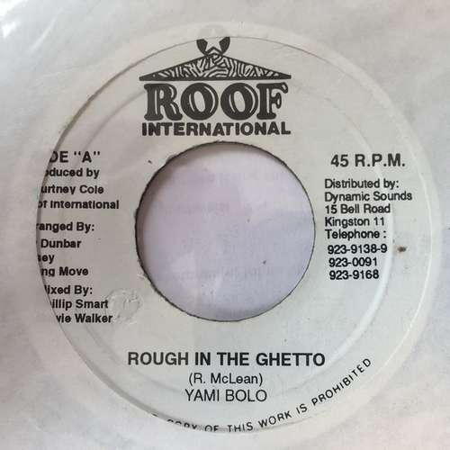 Cover zu Yami Bolo - Rough In The Ghetto (7, Single) Schallplatten Ankauf