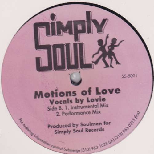 Cover Soulman - Motions Of Love (12) Schallplatten Ankauf
