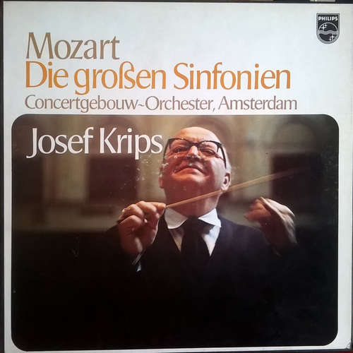 Cover Mozart* - Josef Krips, Concertgebouw-Orchester, Amsterdam* - Die Großen Sinfonien (8xLP + Box, Comp) Schallplatten Ankauf