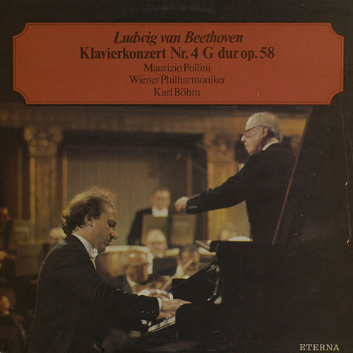Cover Ludwig van Beethoven, Maurizio Pollini, Wiener Philharmoniker, Karl Böhm - Klavierkonzert Nr. 4 G-dur Op.58 (LP) Schallplatten Ankauf