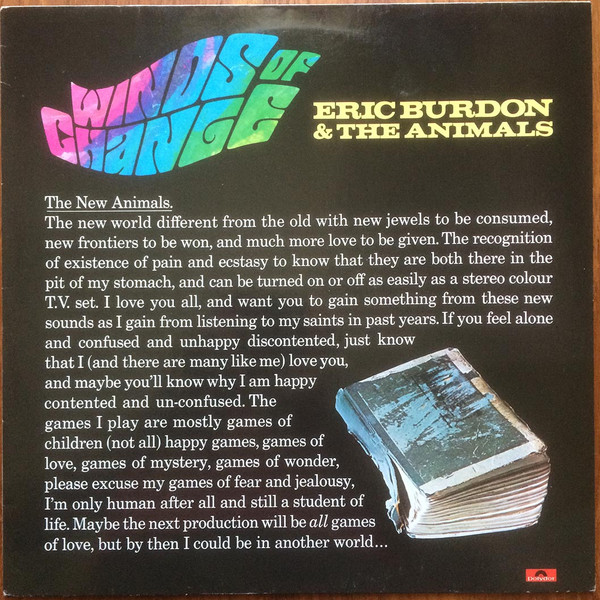 Cover Eric Burdon & The Animals - Winds Of Change (LP, Album, RE) Schallplatten Ankauf